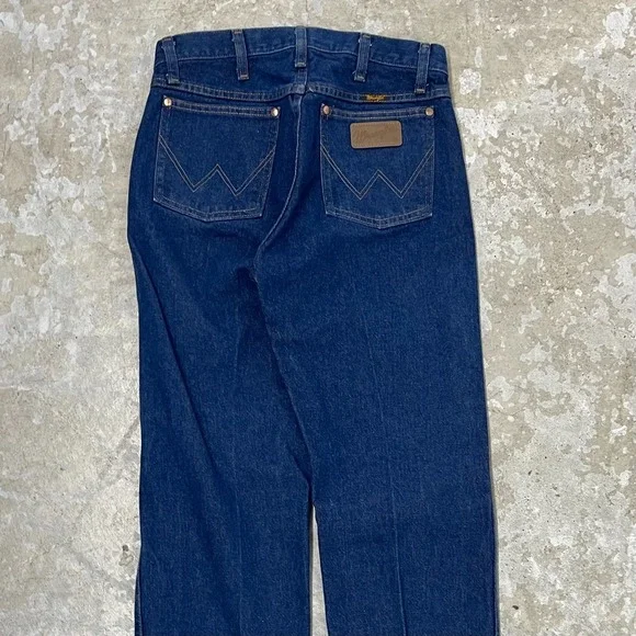 Wrangler Jeans 30x34 Blue Pant Cowboy Western‎ 13MWZ Denim Vintage Fits 28x33 - Picture 7 of 16
